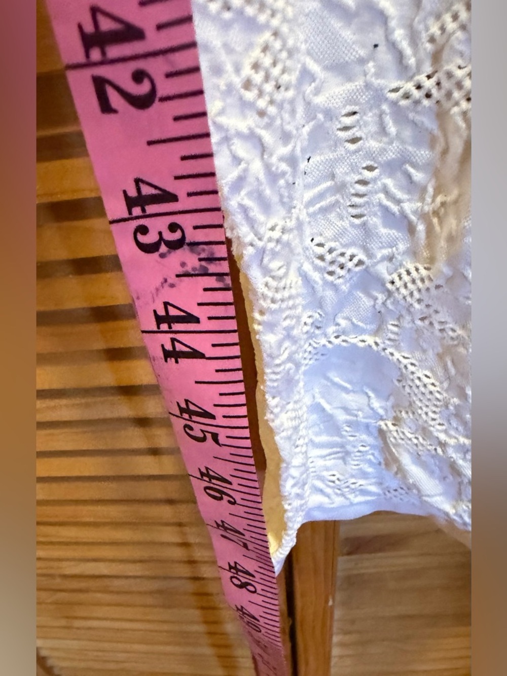 Fashion Nova White Lace Bodycon Maxi Dress Size S/M - Picture 12 of 12